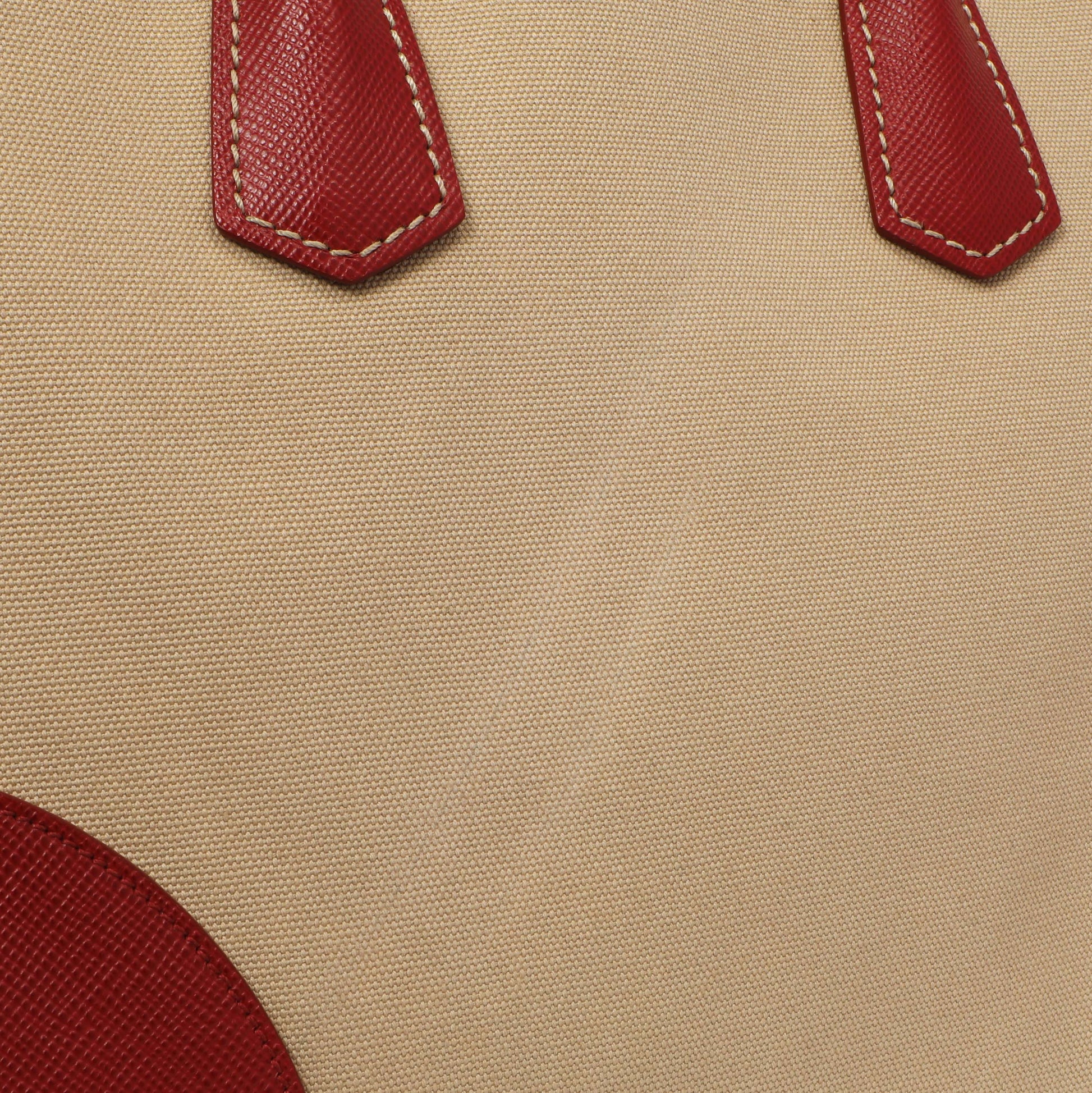 Exclusive Prada Canapa Saffiano Large Double Bag — Alternate View 12