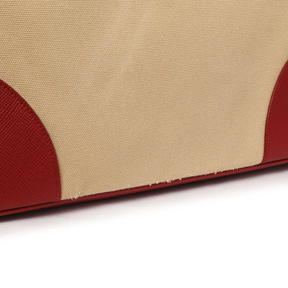 Exclusive Prada Canapa Saffiano Large Double Bag — Alternate View 13
