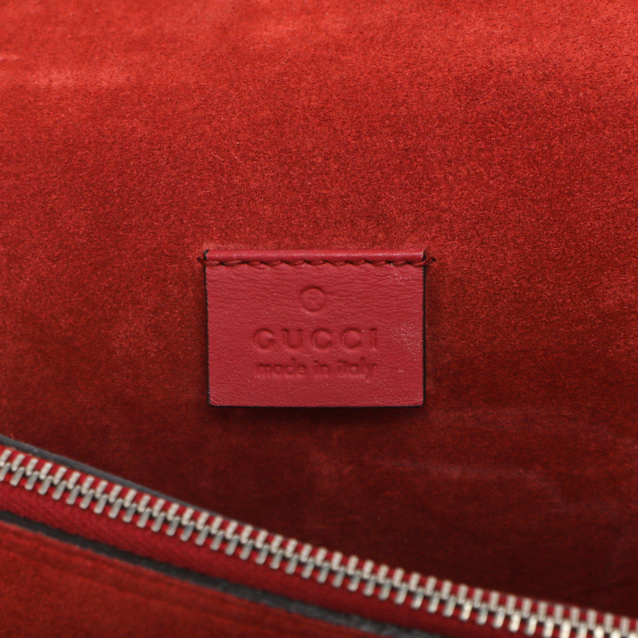 Exclusive Gucci Red GG Supreme Monogram Small Dionysus Shoulder  Bag — Lifestyle View