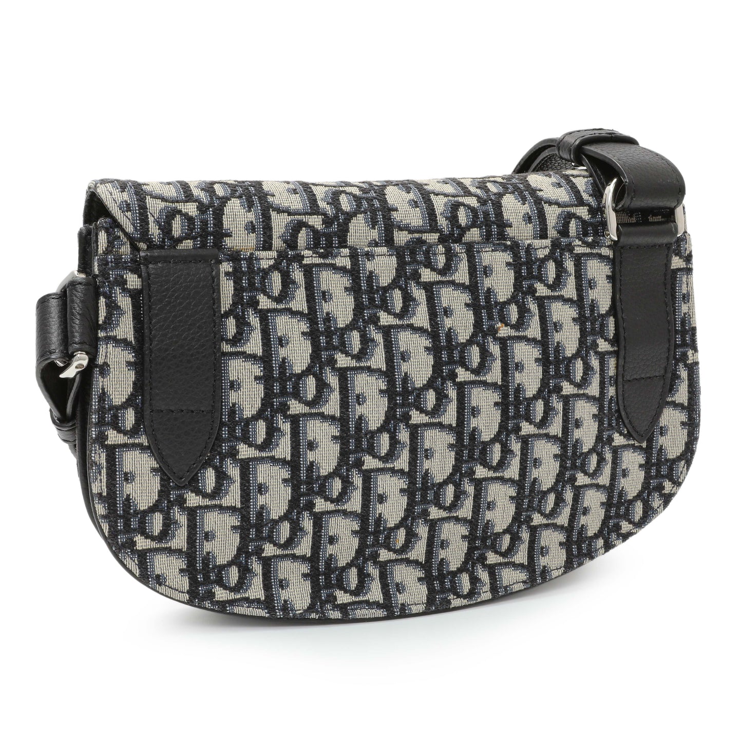 Exclusive Christian Dior Oblique Saddle Messenger Pouch — Side View