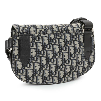 Exclusive Christian Dior Oblique Saddle Messenger Pouch — Side View
