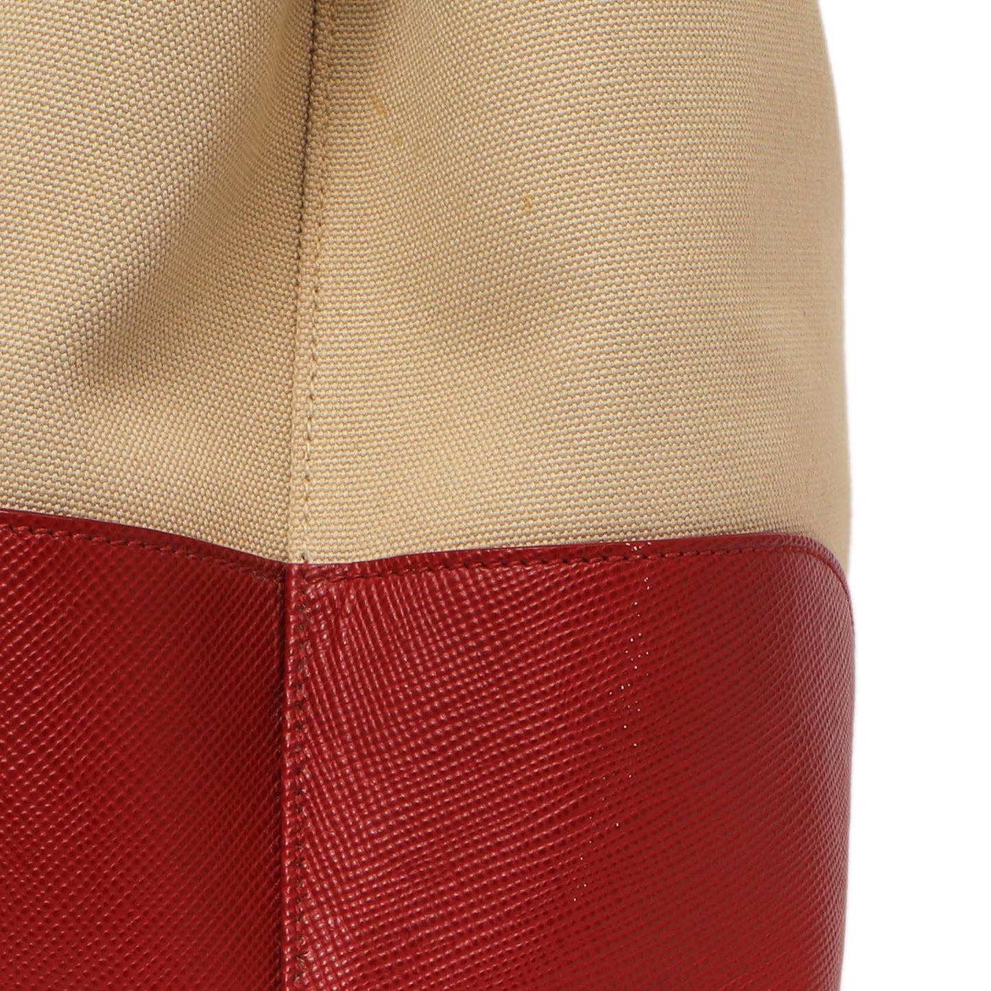 Exclusive Prada Canapa Saffiano Large Double Bag — Alternate View 14