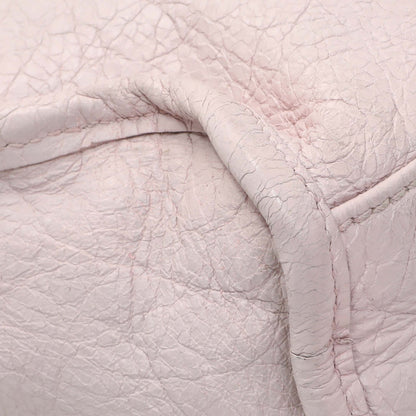 Exclusive Balenciaga Pink Agneau Giant 12 Gold Hardware Mini City — Lifestyle View