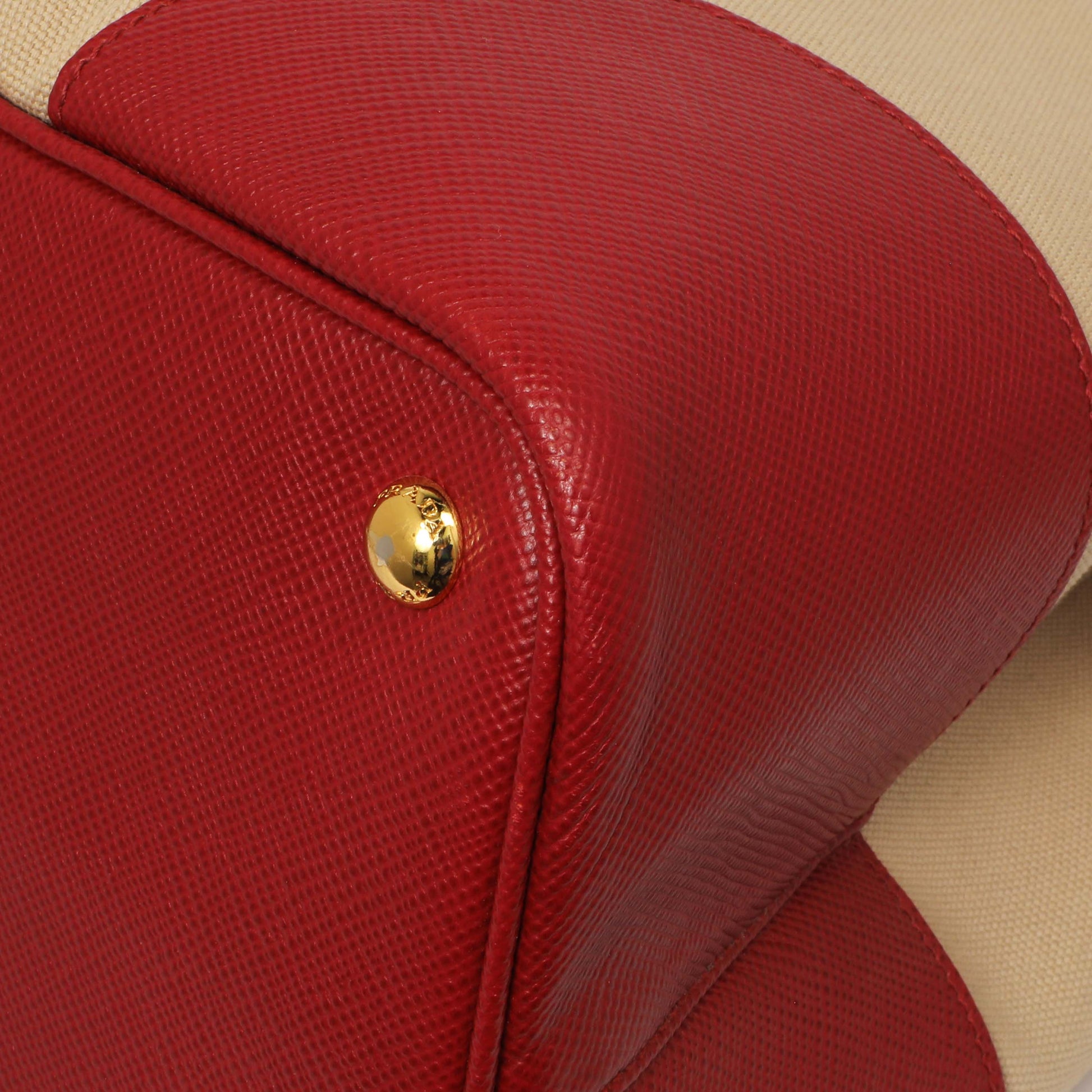 Exclusive Prada Canapa Saffiano Large Double Bag — Alternate View 7