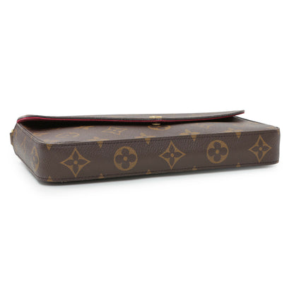 Exclusive Louis Vuitton Monogram Pochette Felicie — Back View