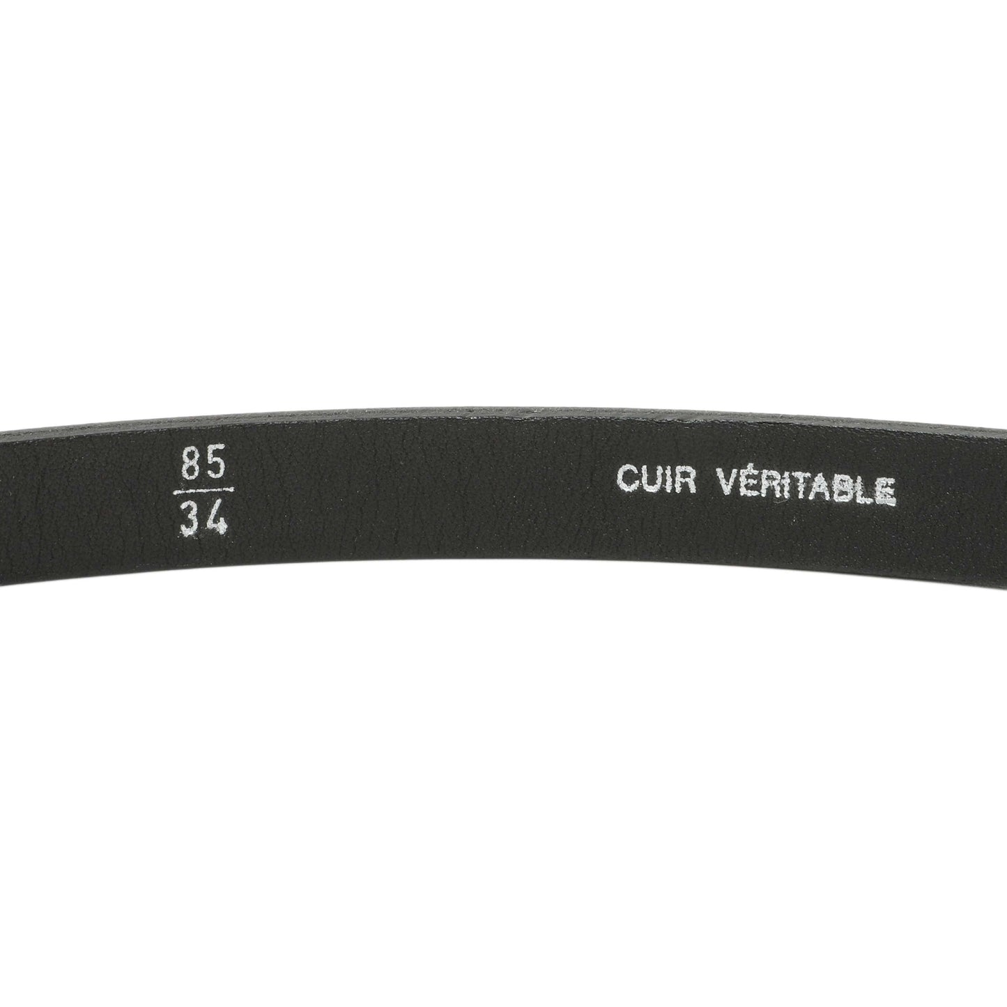 Exclusive Chanel Black Patent Strass Crystal Belt — Top View