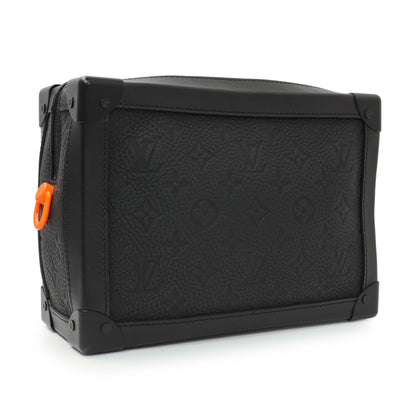 Exclusive Louis Vuitton Taurillon Monogram Solar Ray Soft Trunk Black — Side View