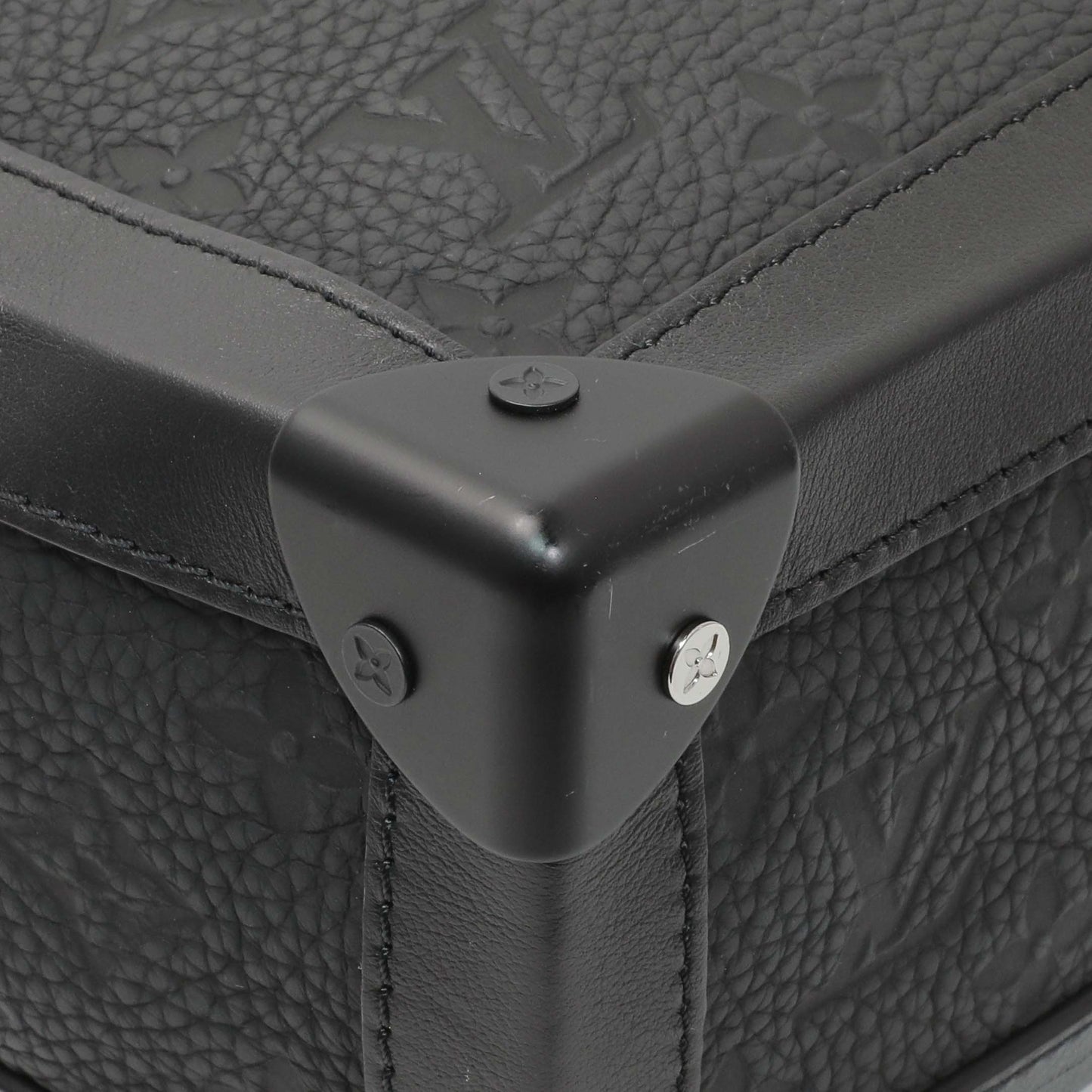 Exclusive Louis Vuitton Taurillon Monogram Solar Ray Soft Trunk Black — Lifestyle View