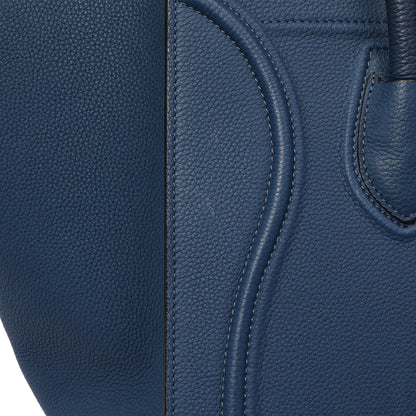 Exclusive Celine Blue Grained Calfskin Medium Phantom Luggage — Alternate View 11