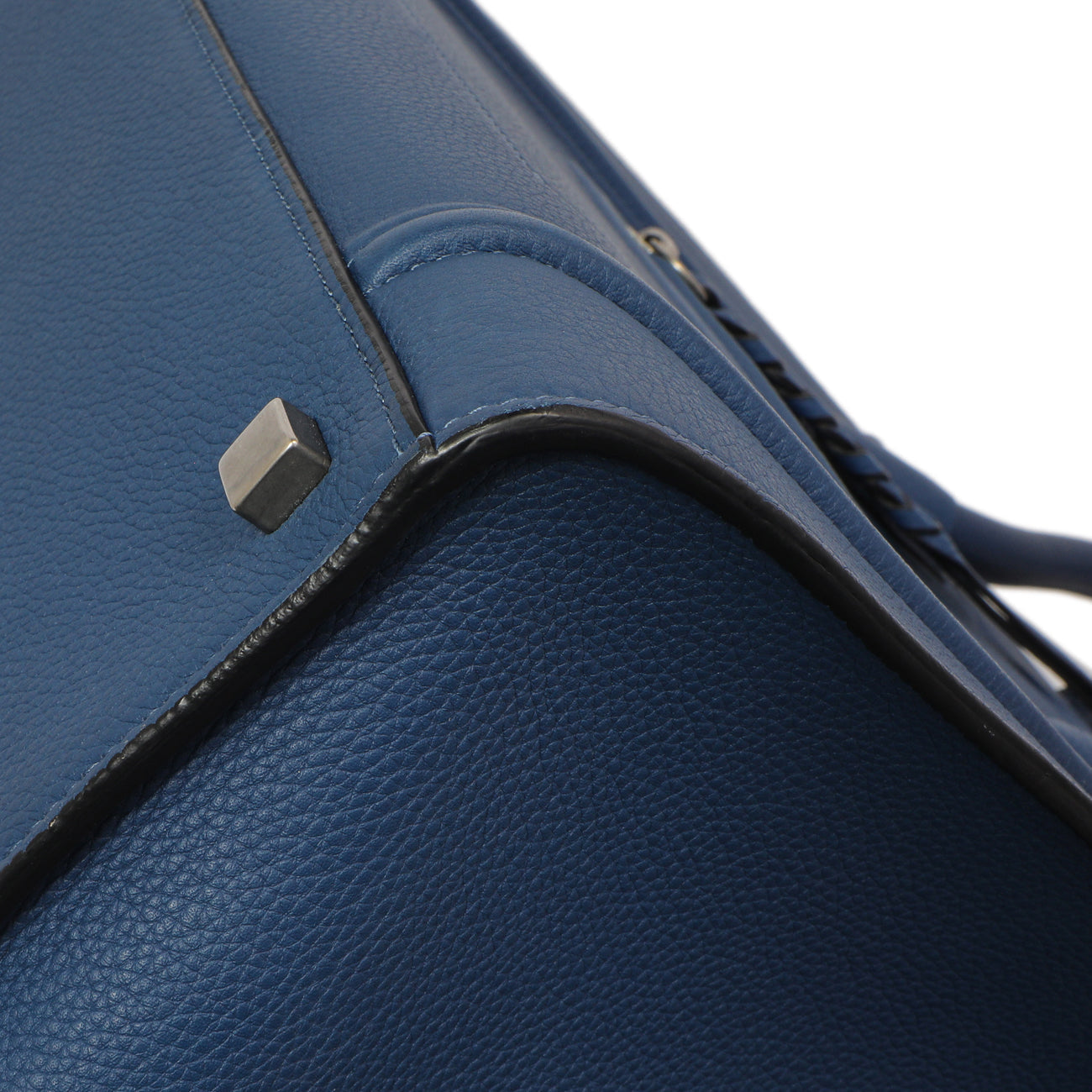 Exclusive Celine Blue Grained Calfskin Medium Phantom Luggage — Alternate View 8