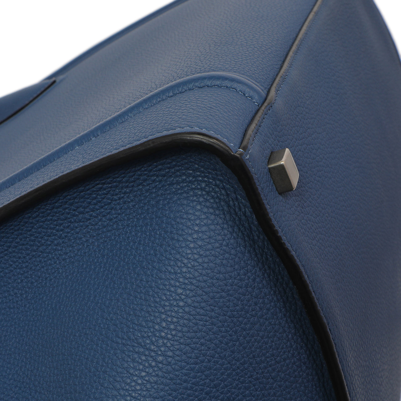 Exclusive Celine Blue Grained Calfskin Medium Phantom Luggage — Alternate View 9