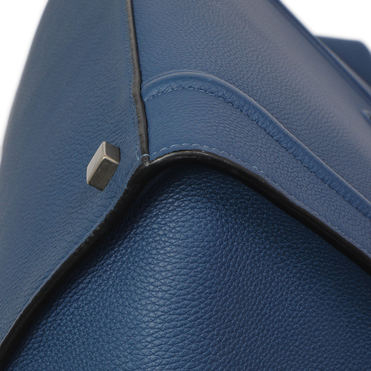 Exclusive Celine Blue Grained Calfskin Medium Phantom Luggage — Alternate View 10