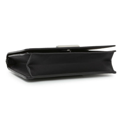 Exclusive Louis Vuitton Black Epi Twist Belt Chain Wallet — Back View