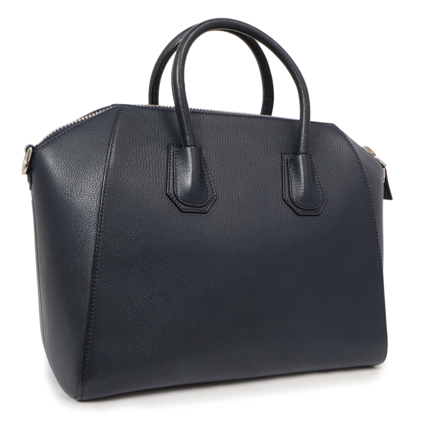 Exclusive Givenchy Blue Sugar Goatskin Medium Antigona — Side View