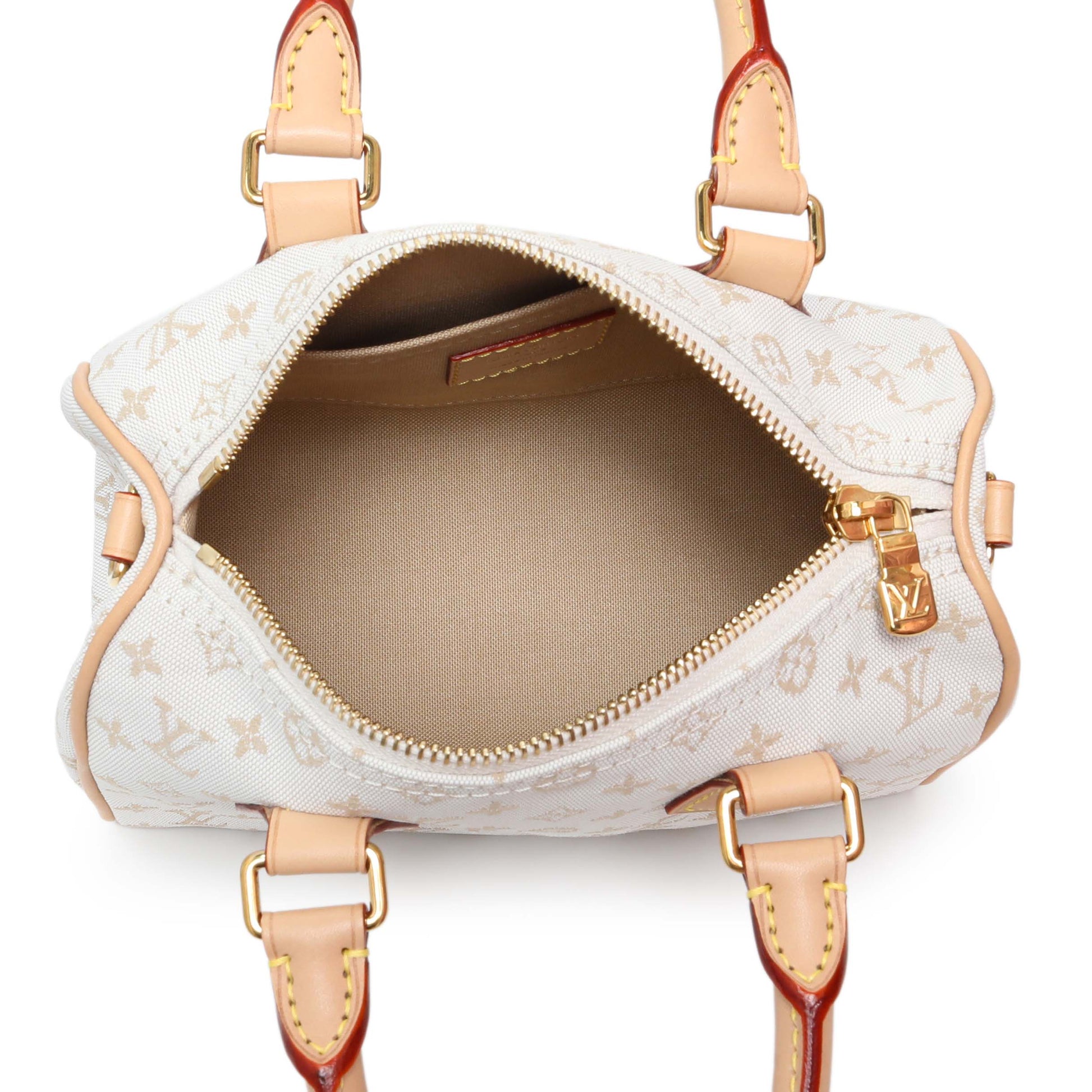 Exclusive Louis Vuitton Monogram Mini Motif Speedy Bandouliere 20 — Top View