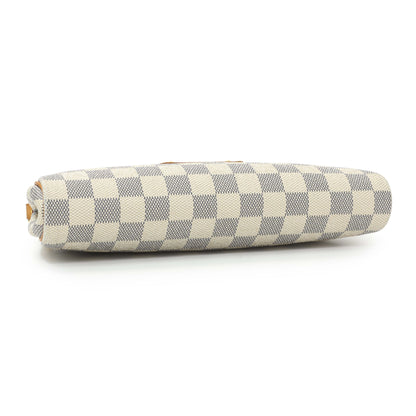 Exclusive Louis Vuitton Damier Azur Eva Clutch — Back View