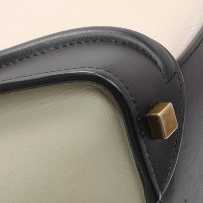 Exclusive Celine Tri-Color Calfskin Micro Luggage Tote — Lifestyle View