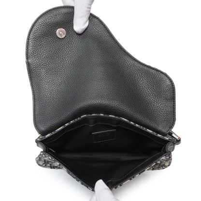 Exclusive Christian Dior Oblique Saddle Messenger Pouch — Top View