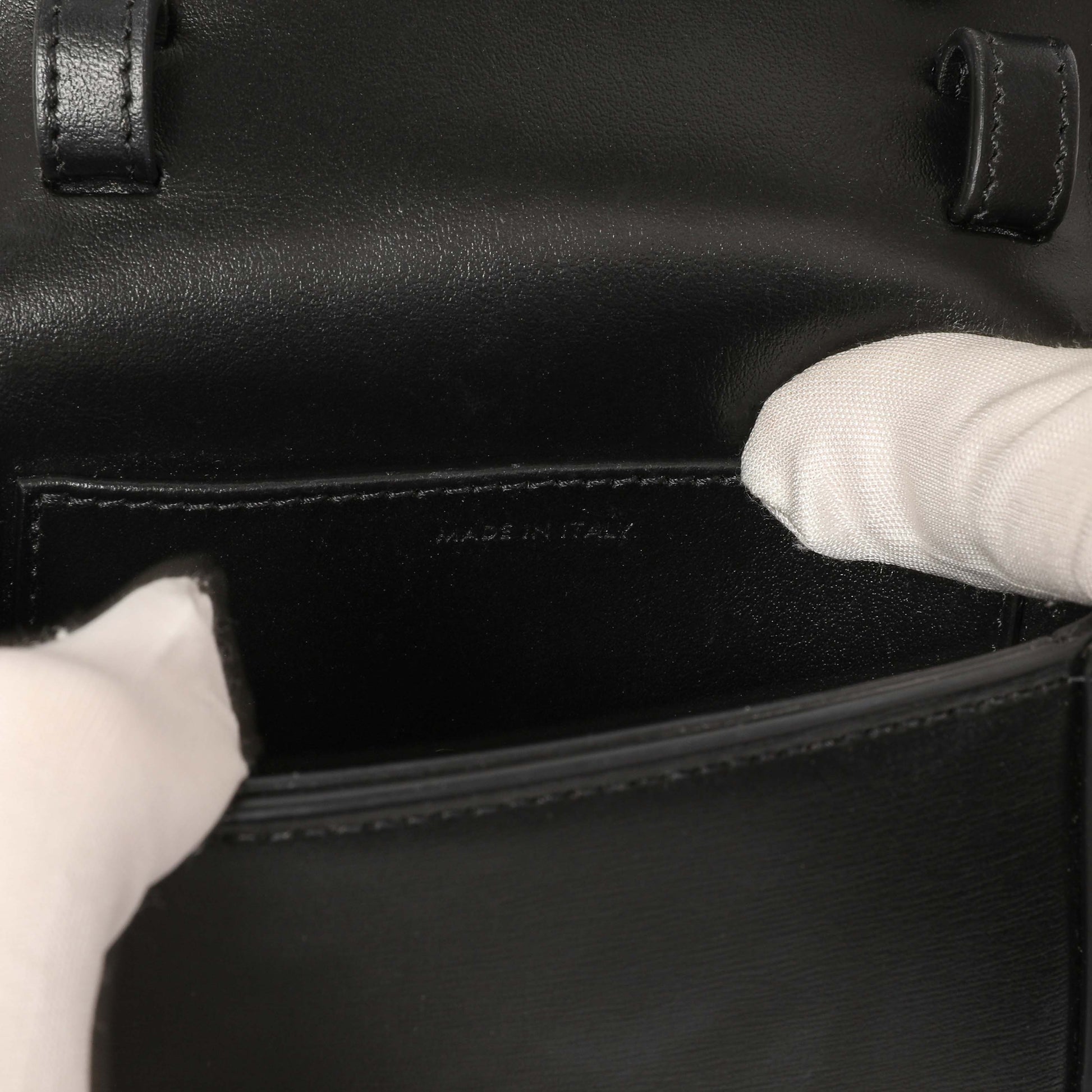 Exclusive Celine Black Calfskin Mini Claude — Alternate View 7