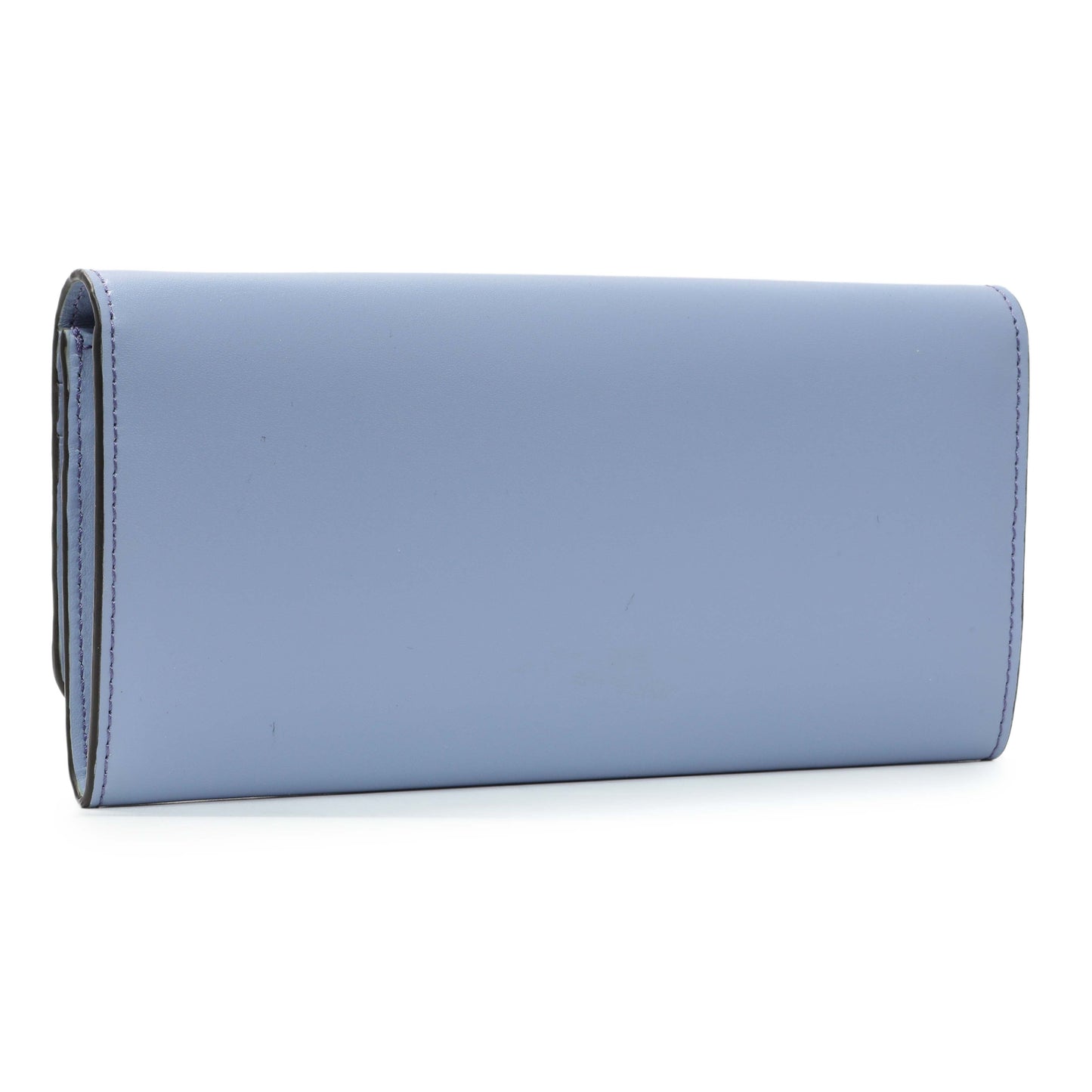Exclusive Fendi Vitello Liberty Studded Continental Wallet on Chain — Side View