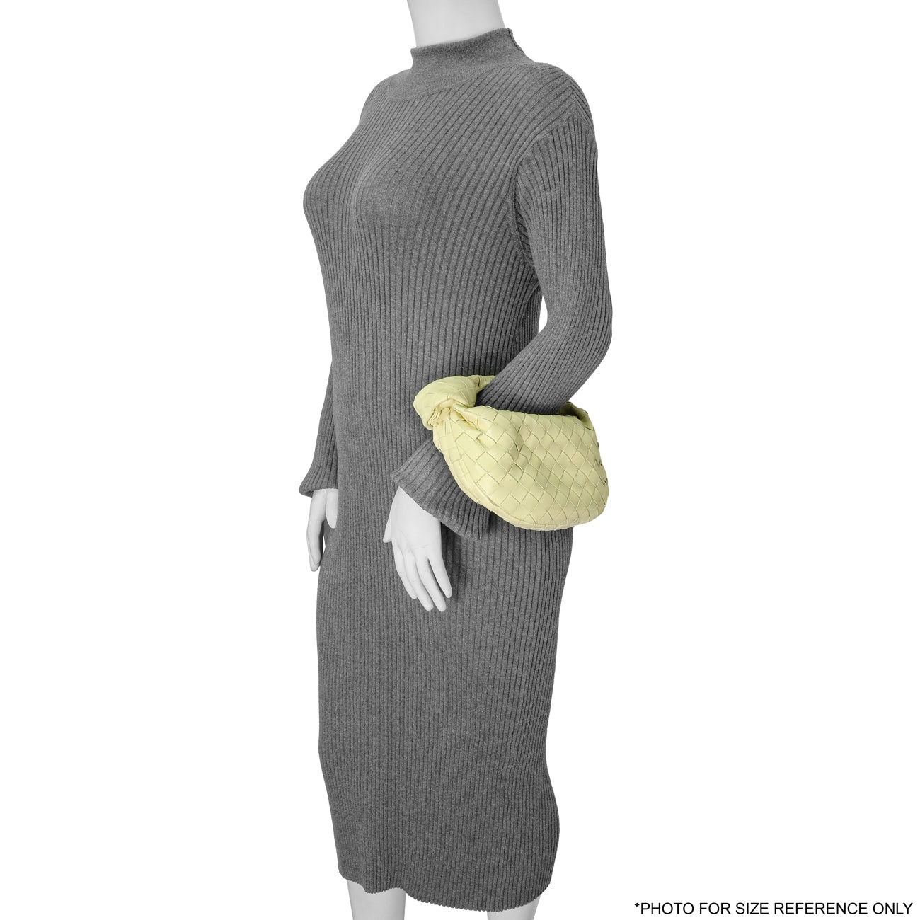 Exclusive Bottega Veneta Pale Yellow Nappa Intrecciato Mini Jodie — Alternate View 7