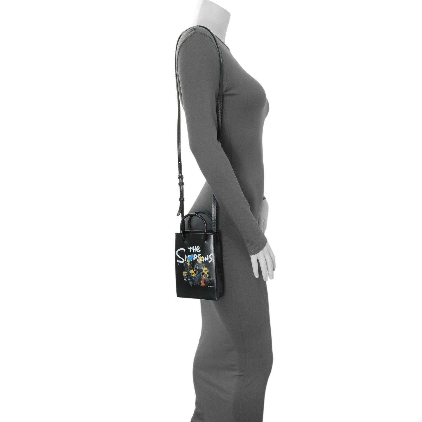 Exclusive Balenciaga The Simpsons Mini Shopping Phone Holder — Alternate View 8