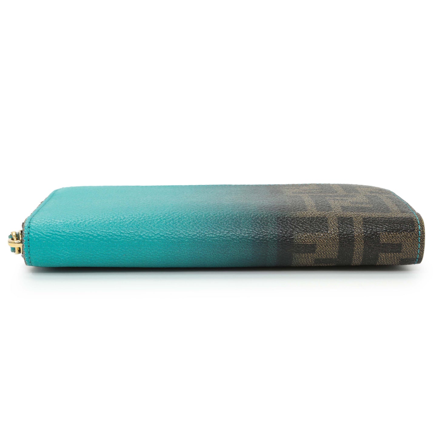 Exclusive Fendi Zucca Zip Around Wallet — Back View