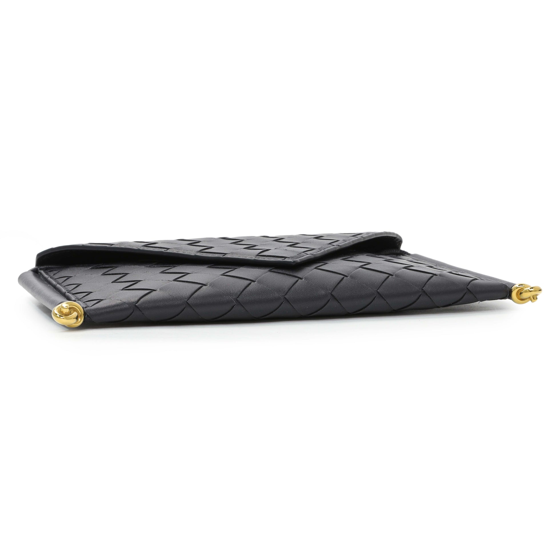 Exclusive Bottega Veneta Solstice Envelope Intrecciato Leather Crossbody — Top View