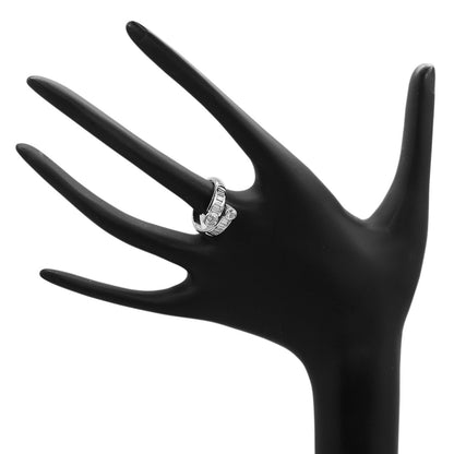 Exclusive Platinum 1.13 Carat Diamond Coil Ring — 6.5 — Top View
