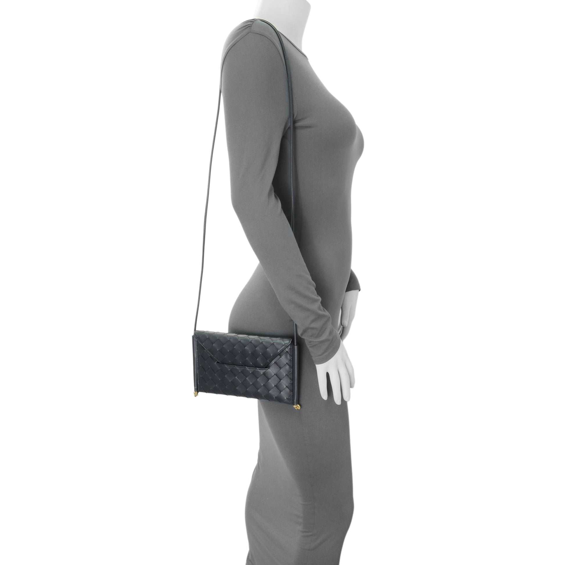 Exclusive Bottega Veneta Solstice Envelope Intrecciato Leather Crossbody — Alternate View 7
