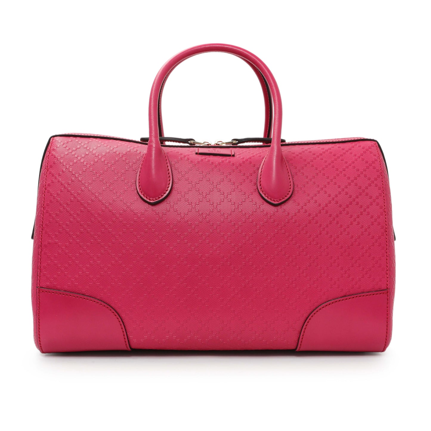 Exclusive Gucci Pink Diamante Boston Bag — Front View