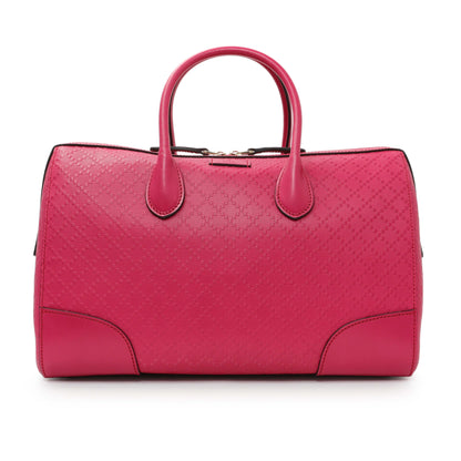 Exclusive Gucci Pink Diamante Boston Bag — Front View