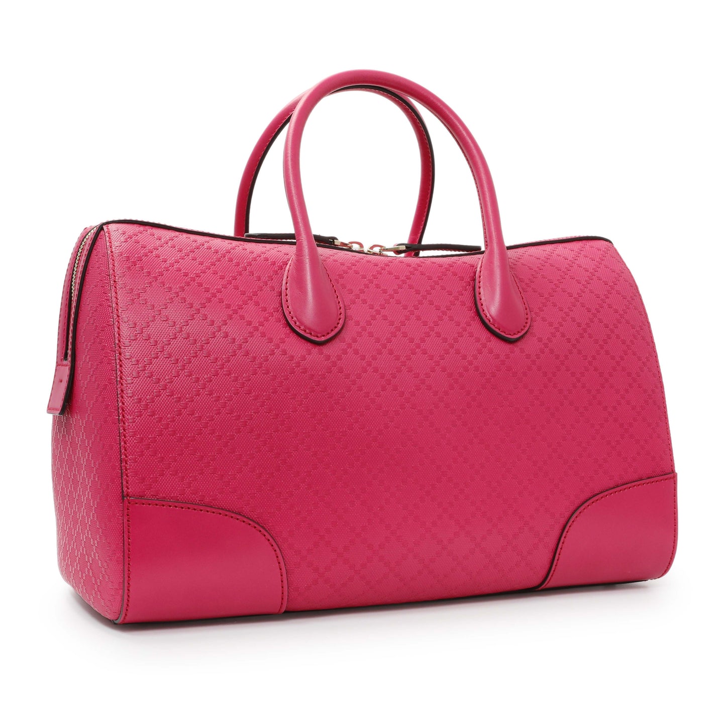 Exclusive Gucci Pink Diamante Boston Bag — Side View