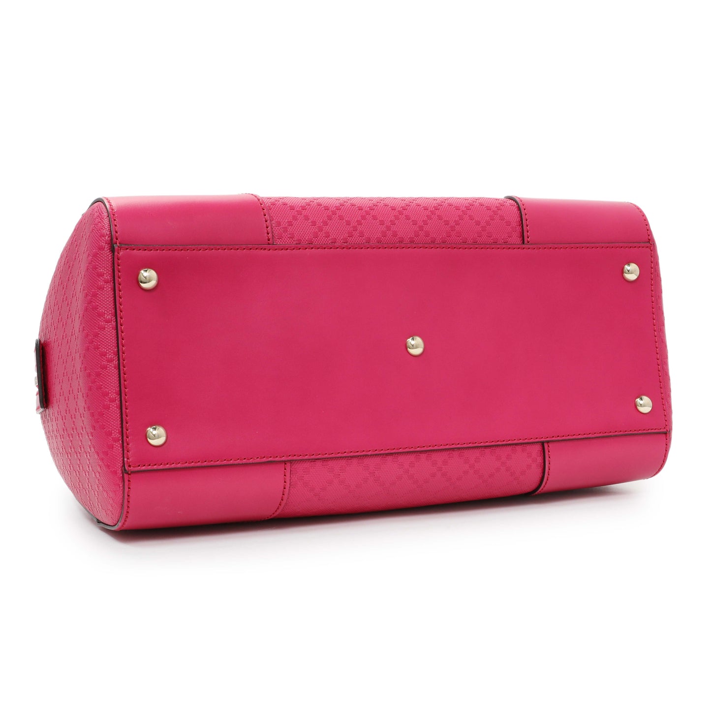 Exclusive Gucci Pink Diamante Boston Bag — Back View