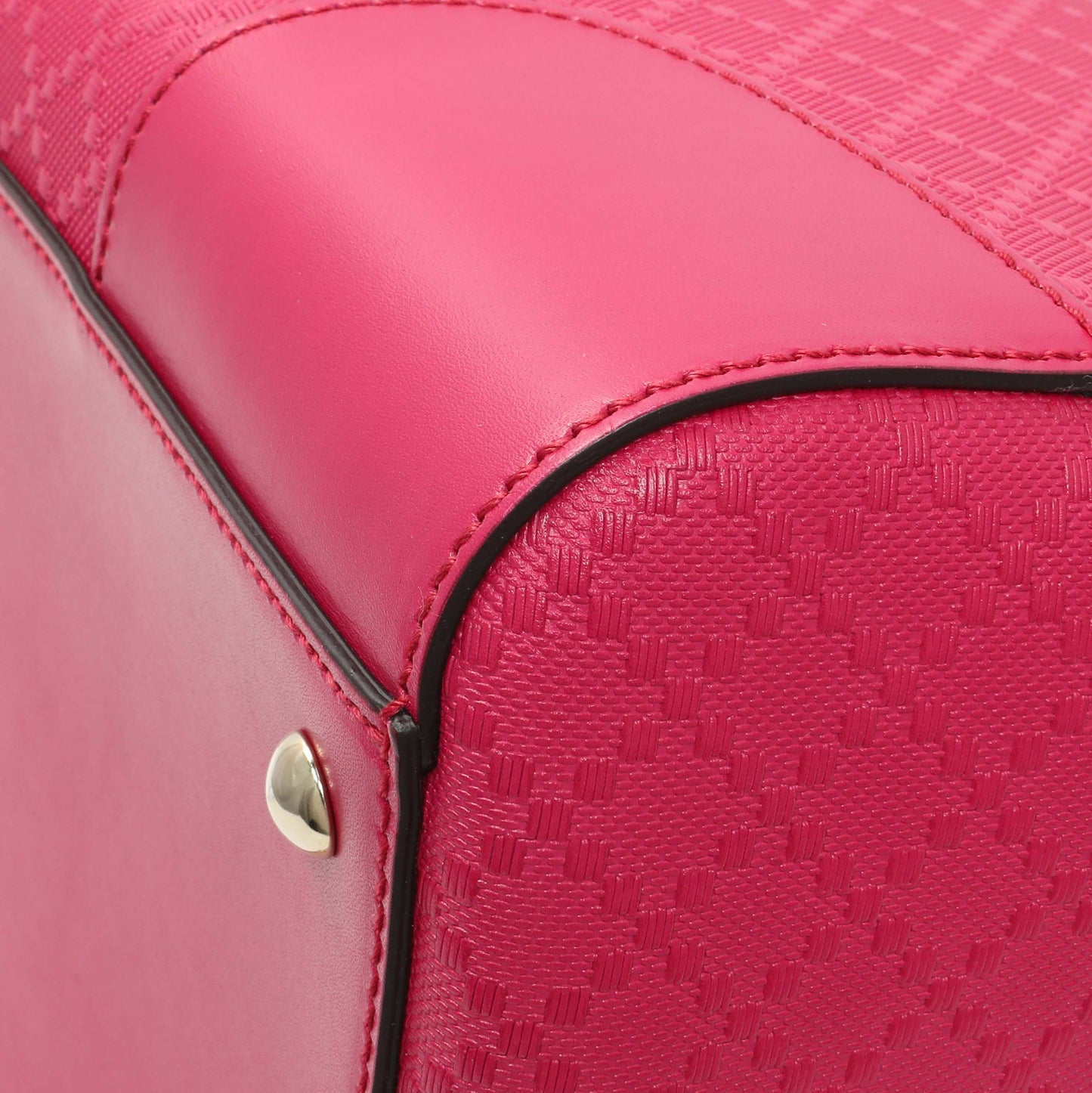 Exclusive Gucci Pink Diamante Boston Bag — Detail View