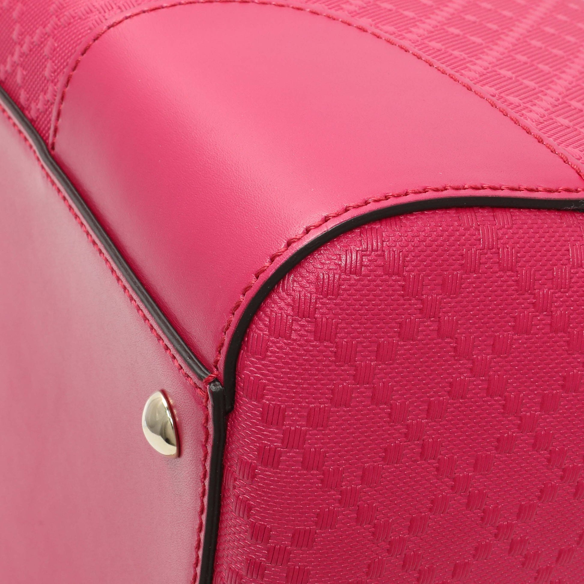 Exclusive Gucci Pink Diamante Boston Bag — Detail View