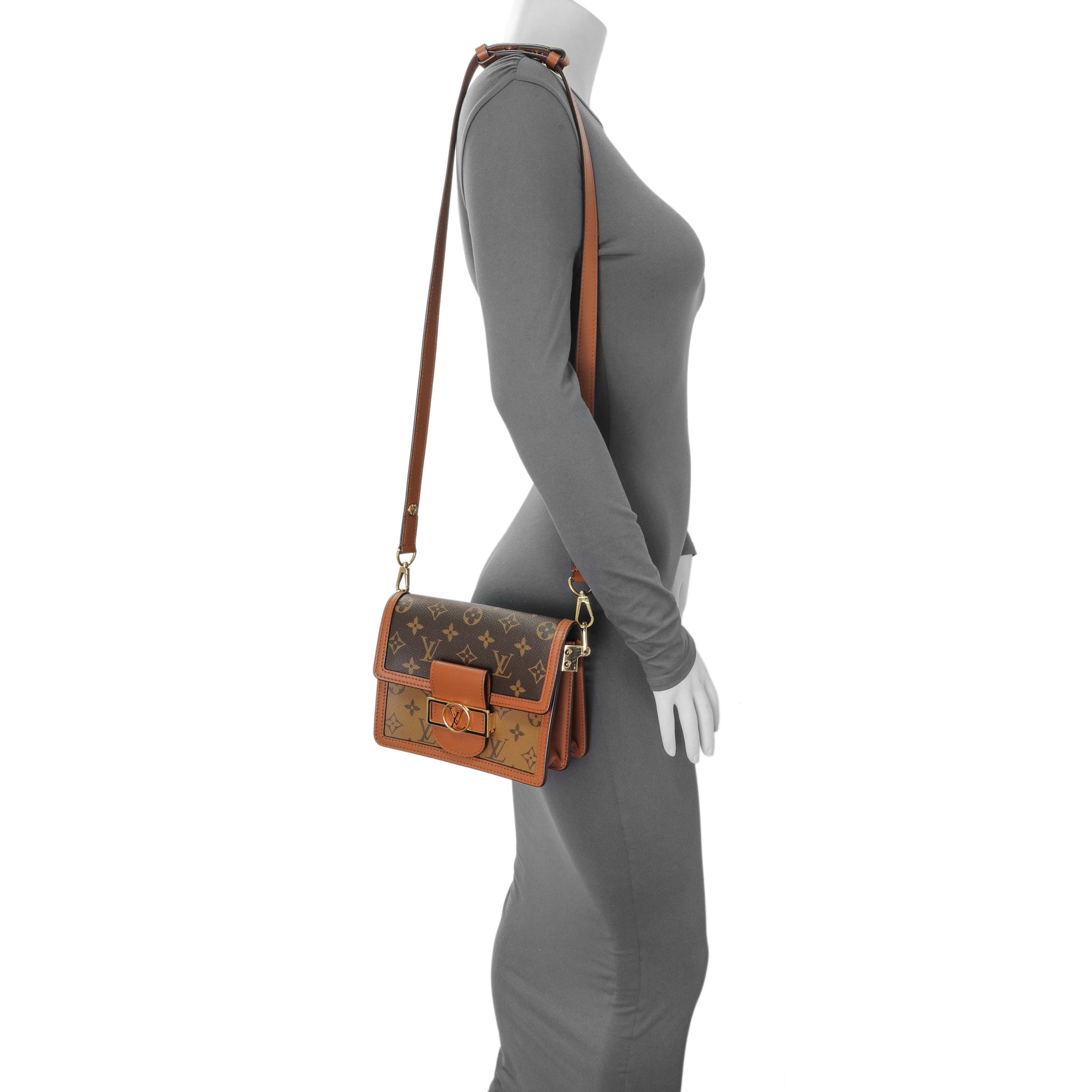 Exclusive Louis Vuitton Reverse Monogram Mini Dauphine — Alternate View 13