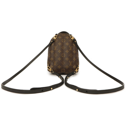 Exclusive Louis Vuitton Monogram World Tour Palm Springs Backpack Mini — Side View