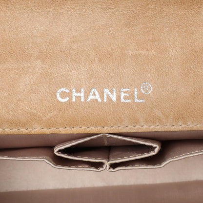 Exclusive Chanel Beige Nylon Travel East West Flap — Detail View