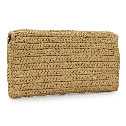 Exclusive Saint Laurent Raffia Monogram Tassel Kate 99 — Side View