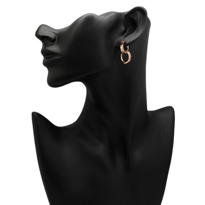 Exclusive Cartier 18K Rose Gold Multiwear Love Earrings — Back View