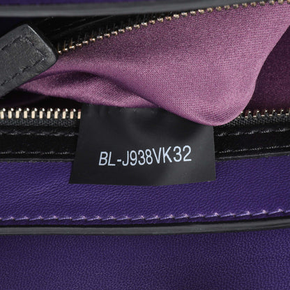 Exclusive Valentino Purple Calfskin Rockstud Crossbody — Lifestyle View