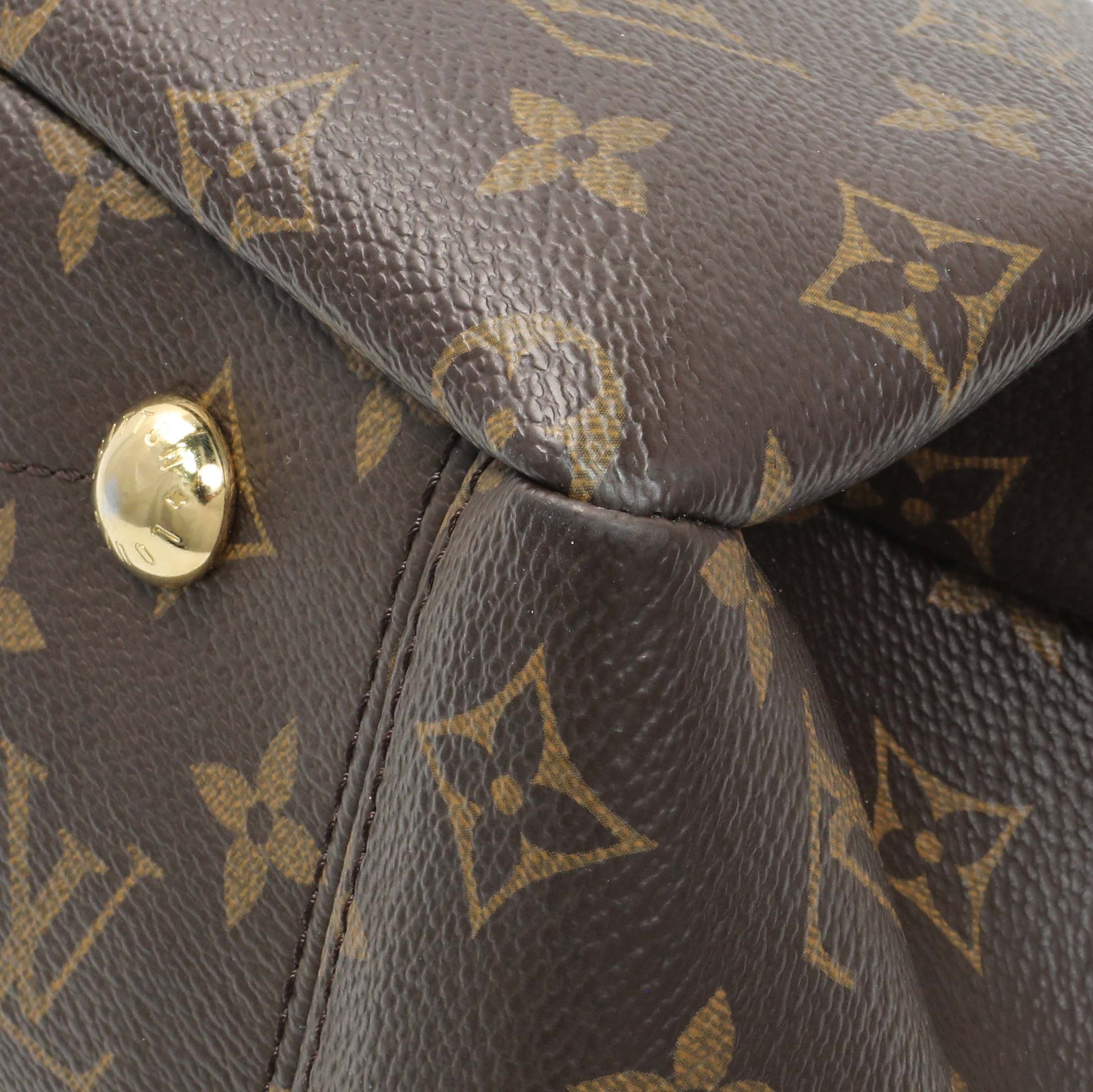 Exclusive Louis Vuitton Cherry Monogram Pallas — Detail View