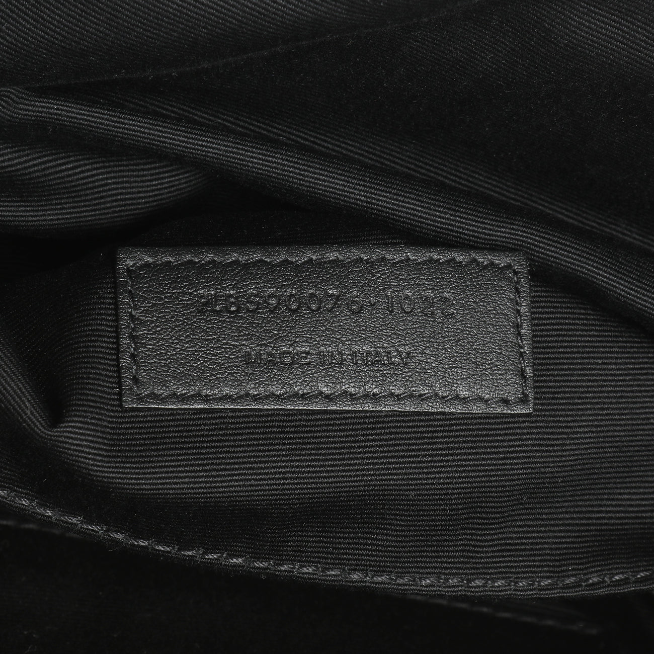 Exclusive Saint Laurent Black Canvas Cassandre Monogram Belt Bag — Alternate View 8