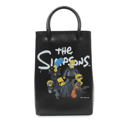 Exclusive Balenciaga The Simpsons Mini Shopping Phone Holder — Side View