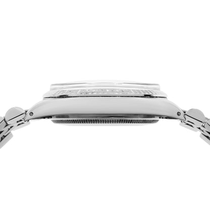Exclusive Rolex Stainless Steel Diamond Datejust 36 16030 — Back View