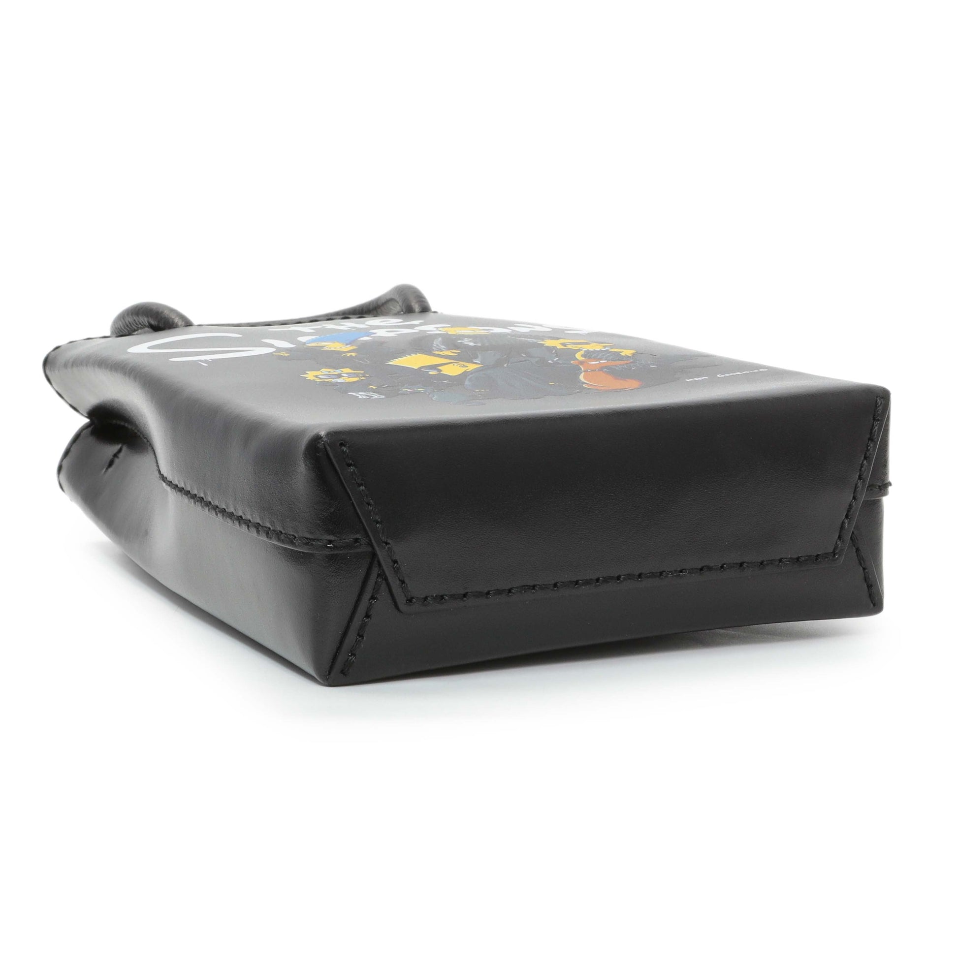 Exclusive Balenciaga The Simpsons Mini Shopping Phone Holder — Top View