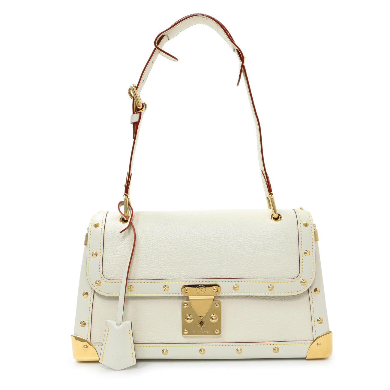 Exclusive Louis Vuitton White Suhali Talentueux — Front View