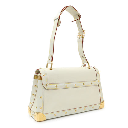 Exclusive Louis Vuitton White Suhali Talentueux — Side View