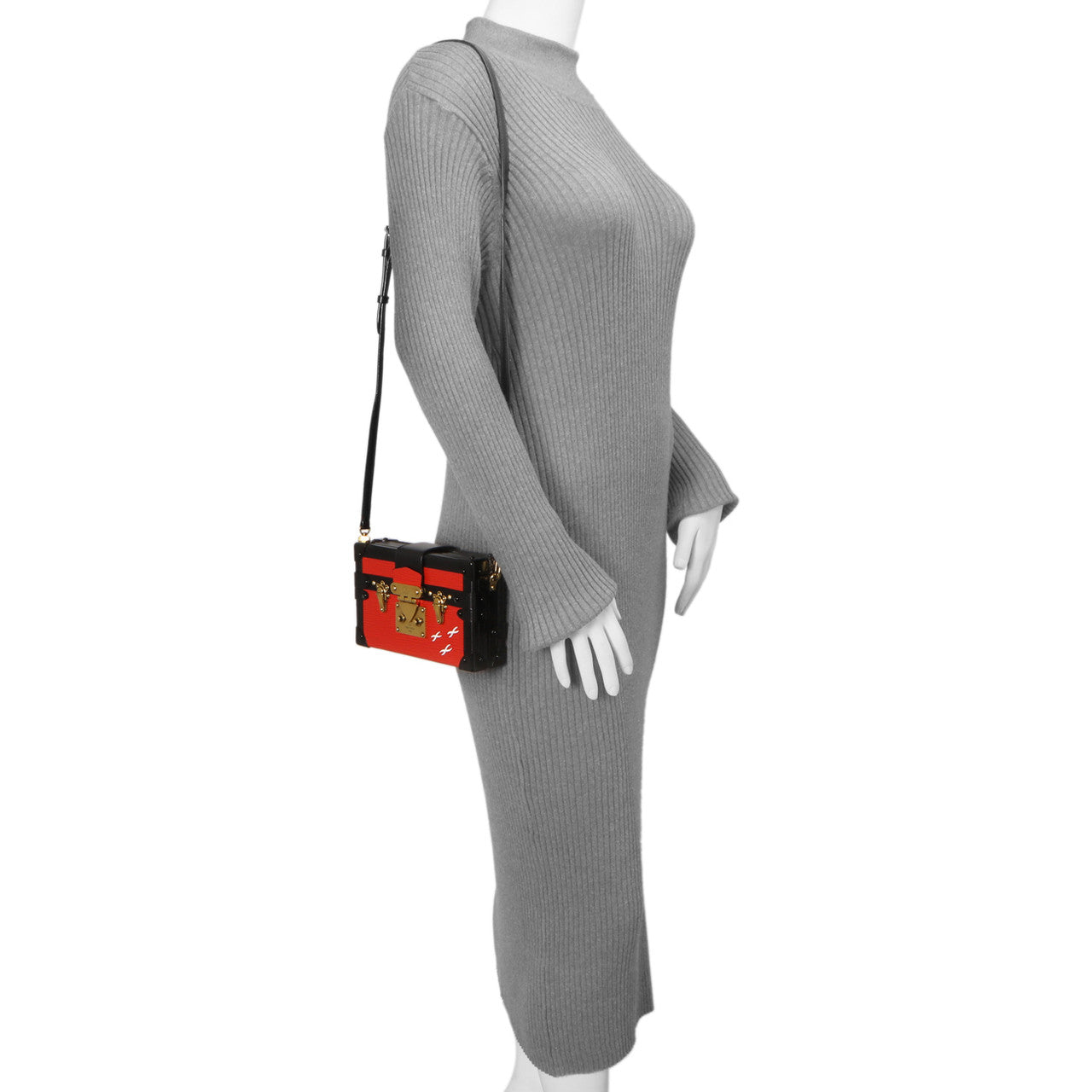 Exclusive Louis Vuitton Red Epi Petite Malle — Alternate View 12